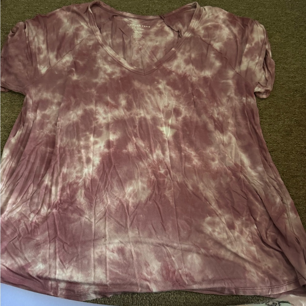 pink and white marble tshirt